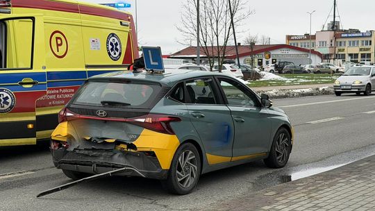 Najechanie na siebie pojazdów na Czajkowskiego