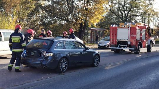? Najechanie na tył audi. Jedna osoba do szpitala
