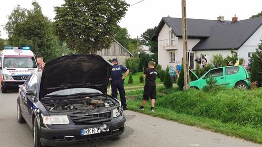 Najechanie na tył samochodu w Sulistrowej