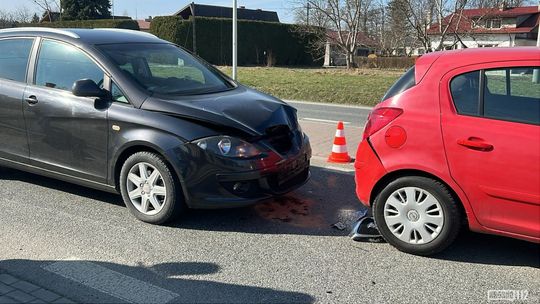 Najechanie przy Kasztelanie. Utrudnienia na DK28