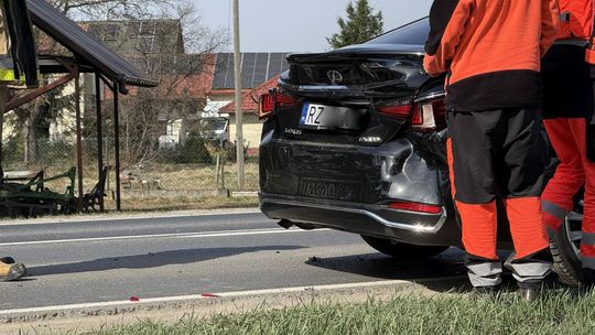 Najechanie w Pustynach na DW864. Winowajcą sarna