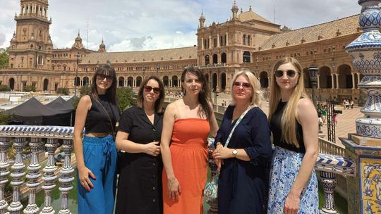 Nauczyciele z Ustrobnej w Sevilli