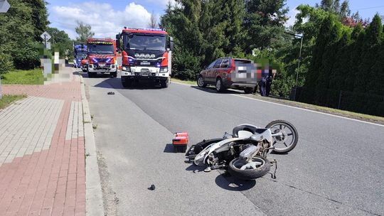 Nie żyje 47-letni motorowerzysta. Tragiczny wypadek w Humniskach