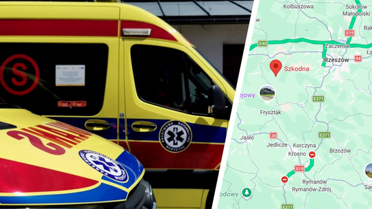 Nie żyje 9-letnia dziewczynka. Tragiczny wypadek samochodowy pod Ropczycami