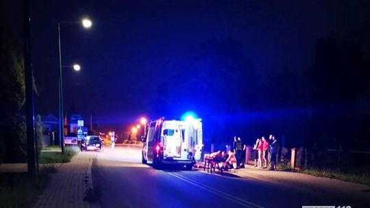 Nieszczęśliwy wypadek nastoletniego rowerzysty na Zręcińskiej