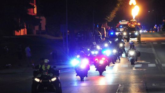 Nocna Jazda Ratowników dla Hani. Utrudnienia w Jedliczu, Dobieszynie i Krośnie