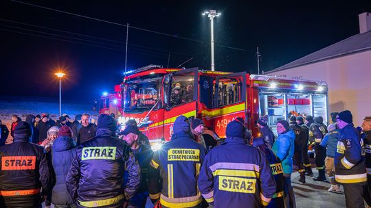 Scania za ponad 1,5 mln zł w OSP KSRG Łysa Góra [FOTO, VIDEO]