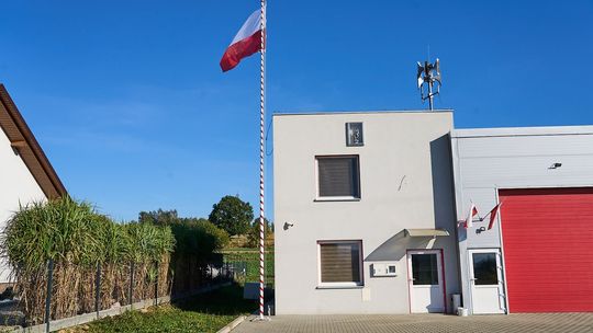Nowe maszty z flagami RP w Jaszczwi i Męcince