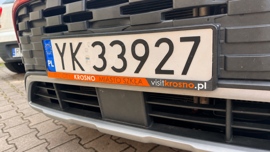 Nowe oznaczenia na tablicach rejestracyjnych. YK i YKR pojawią się w Krośnie i powiecie
