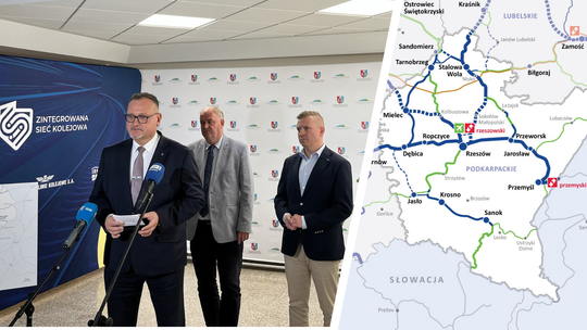 Nowe plany kolei. Z Krosna do Warszawy w 3 godziny, do Krakowa pociąg co 2 godziny