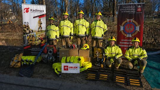 Nowe wyposażenie i szkolenia dla strażaków z Rymanowa