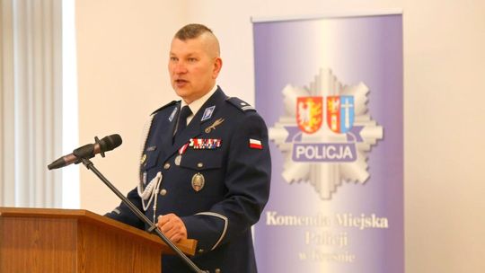 Nowy Komendant Miejski Policji w Krośnie – podinspektor Daniel Lendzio