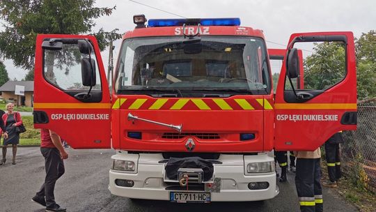 Nowy Magirus zastąpił starego Magirusa w OSP Łęki Dukielskie