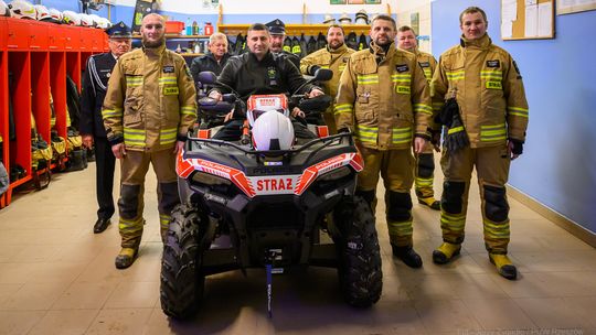 Nowy quad ratowniczy dla OSP Bajdy
