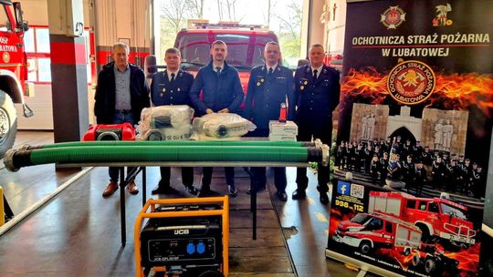 Nowy sprzęt dla druhów z Lubatowej. Wzmocnienie gotowości bojowej jednostki