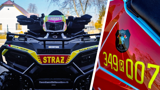 Nowy sprzęt w OSP Posada Dolna. Do jednostki trafił quad ratowniczy