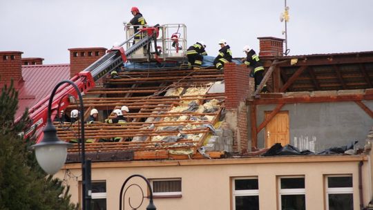 Oberwanie chmury nad powiatem krośnieńskim