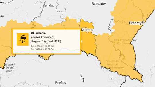 Oblodzenie dróg i chodników. IMGW wydało ostrzeżenie