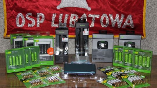 Ochotnicza Straż Pożarna w Lubatowej wyróżniona przez firmę GP Batteries