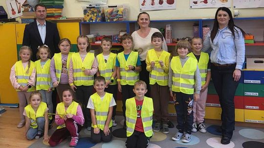 Odblaski dla wszystkich pierwszoklasistów w Gminie Miejsce Piastowe