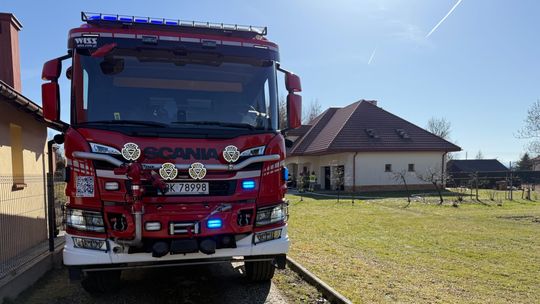 Odrzykoń. Pożar w garażu