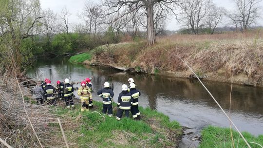 ODRZYKOŃ: Wędkarz w rzece znalazł ciało. Trudna identyfikacja