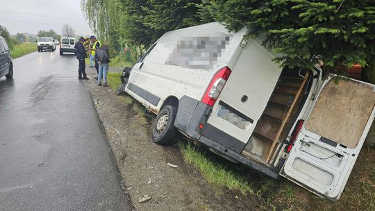 Odrzykoń. Zderzenie dwóch pojazdów
