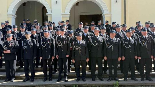 Odznaczono krośnieńskich strażaków w Kalwarii Pacławskiej