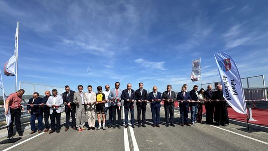 Oficjalne otwarcie nowej drogi łączącej Potok z Jedliczem i Orlen Południe