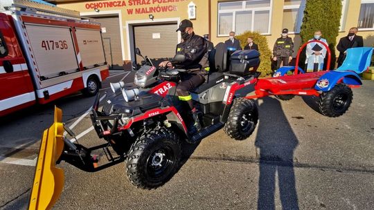 Pierwszy ratowniczy quad w gminie Haczów dla strażaków z OSP Malinówka