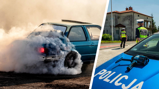 Pierwszy taki przypadek w Krośnie. 23-latek stracił prawo jazdy za "drift"