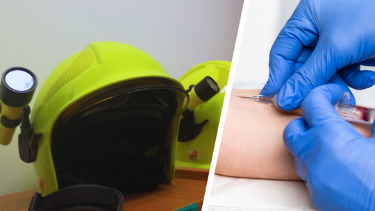 Pilnie potrzebna krew dla strażaka. Apel OSP Dubiecko i KW PSP w Rzeszowie