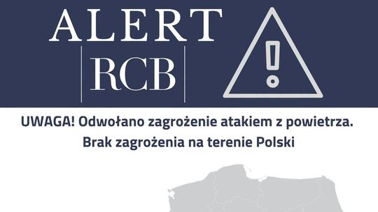 Pilny alert RCB w Podkarpackiem i Lubelskiem. Ostrzeżenie przed atakiem z powietrza [ALARM ODWŁOWANY]