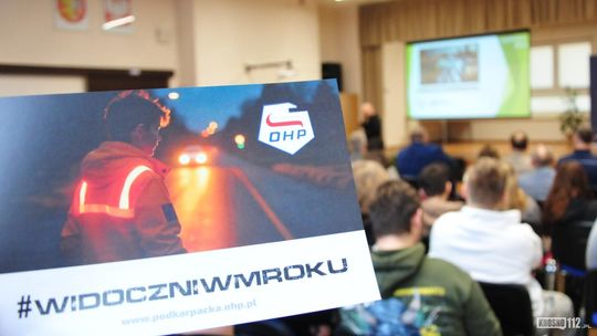 Podkarpackie Ochotnicze Hufce Pracy prowadzą kampanię "Widoczny w mroku"