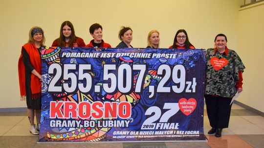 Podsumowanie 27. finału WOŚP Krosno. Jest rekord