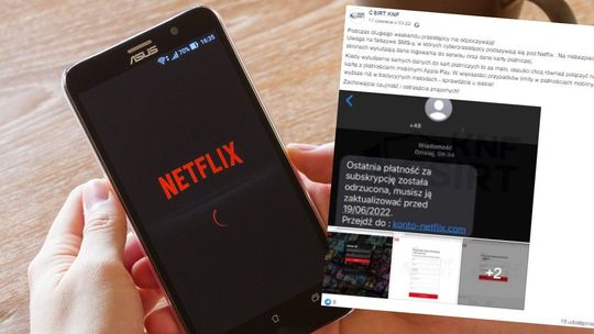 Podszywają się pod Netflix. Kradną dane kart płatniczych i pieniądze z kont