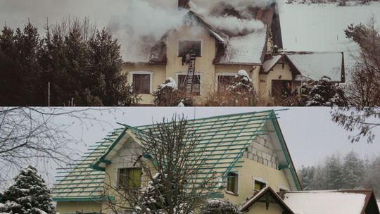 Podziękowania rodziny pogorzelców z Olchowca