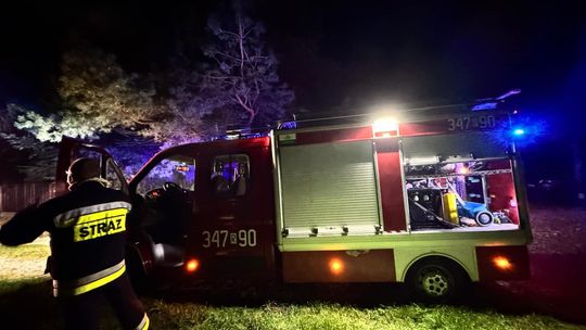 Polanka. Zagrożenie wybuchem butli gazowej