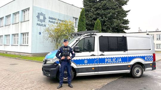 Policjant jechał na służbę. Po drodze zatrzymał pijanego kierowcę BMW