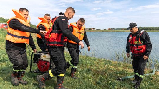 Polscy i słowaccy ratownicy ćwiczyli razem w Ujeździe