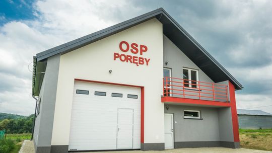 PORĘBY: Niebawem oficjalne otwarcie nowej remizy OSP