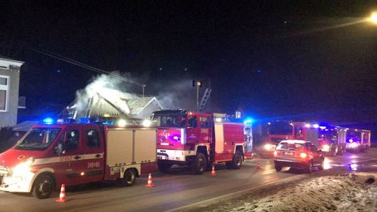 POSADA GÓRNA: Pożar w drewnianym budynku mieszkalnym