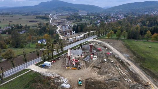 Postęp prac na S19 Dukla–Barwinek: trwają intensywne prace przy trudnym odcinku