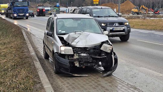 Potok. Zderzenie dwóch pojazdów na DK28