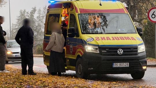 Potrącenie małoletniego rowerzysty w Targowiskach