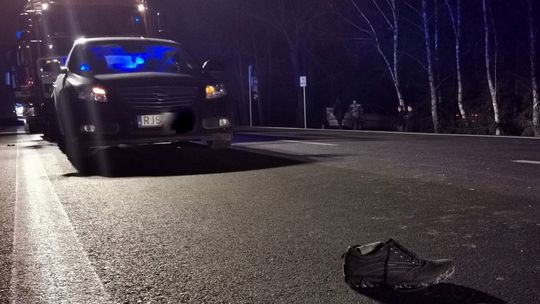 Potrącenie na DK28. Mężczyzna ciężko ranny