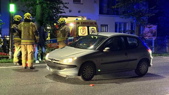 Potrącenie pieszego na ul. 3-go Maja w Posadzie Górnej