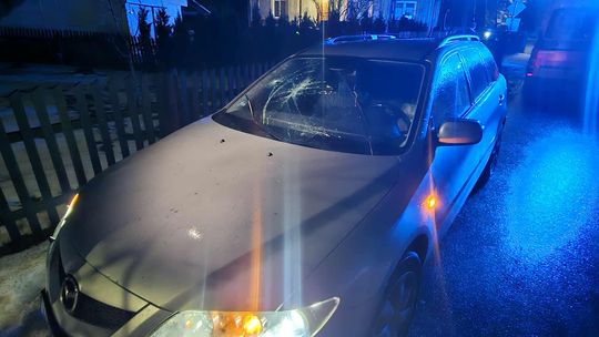 Potrącenie pieszej w Bóbrce