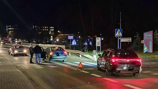 Potrącenie pieszej w Rymanowie-Zdroju na Zdrojowej