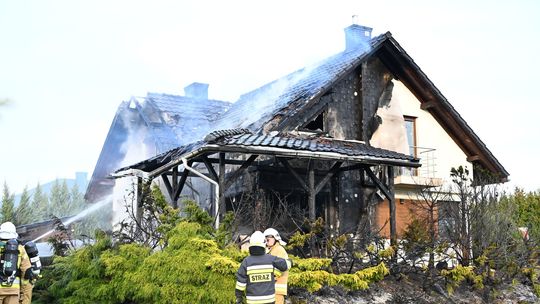 Poważny pożar domu w Zarzeczu